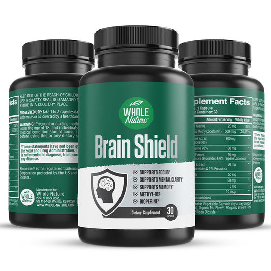 Whole Nature Brain Nootropic Supplement