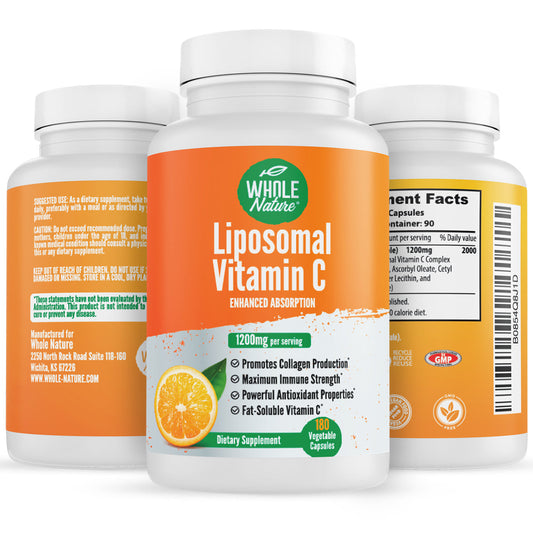 Whole Nature Liposomal Vitamin C  1200 mg