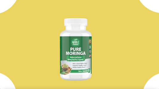 Moringa Capsules, 800mg Organic Moringa Oleifera