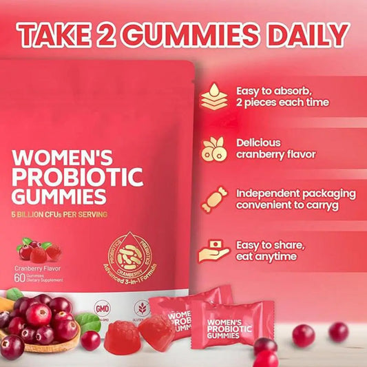 Dual-Action Feminine Probiotic Gummies