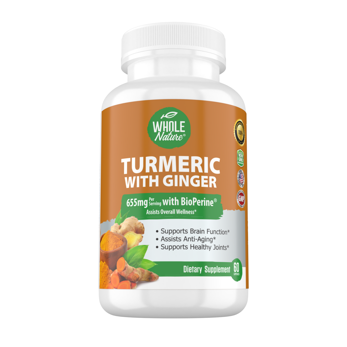 Turmeric Curcumin, Ginger & Black Pepper