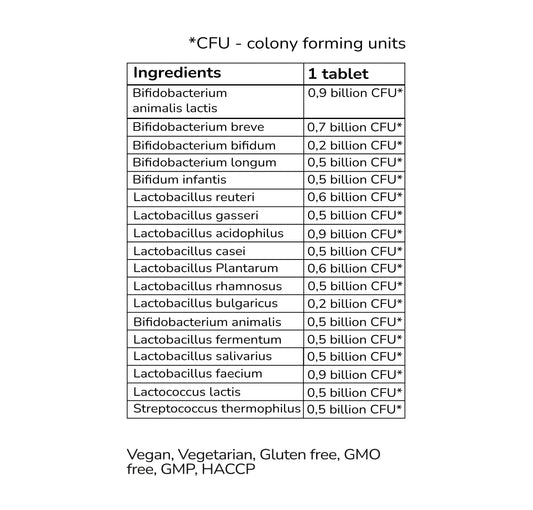 Probiotic Complex 10 Billion CFU - 18 strains Probiotics complex