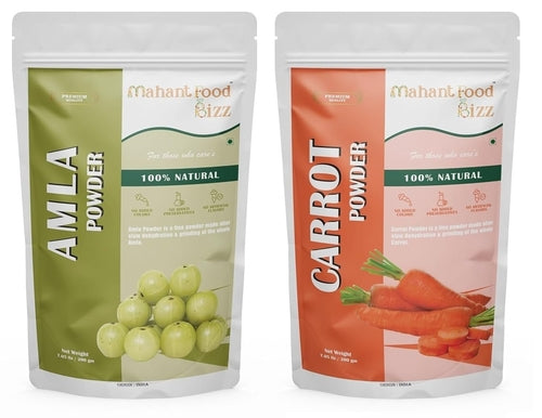 Combo of Amla Powder & Carrot Powder