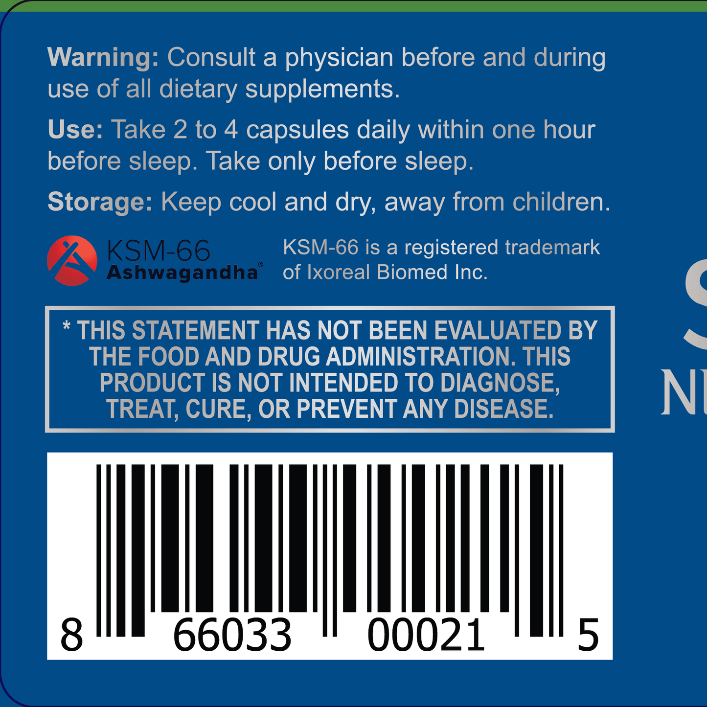 Serenity Nightly Nootropic