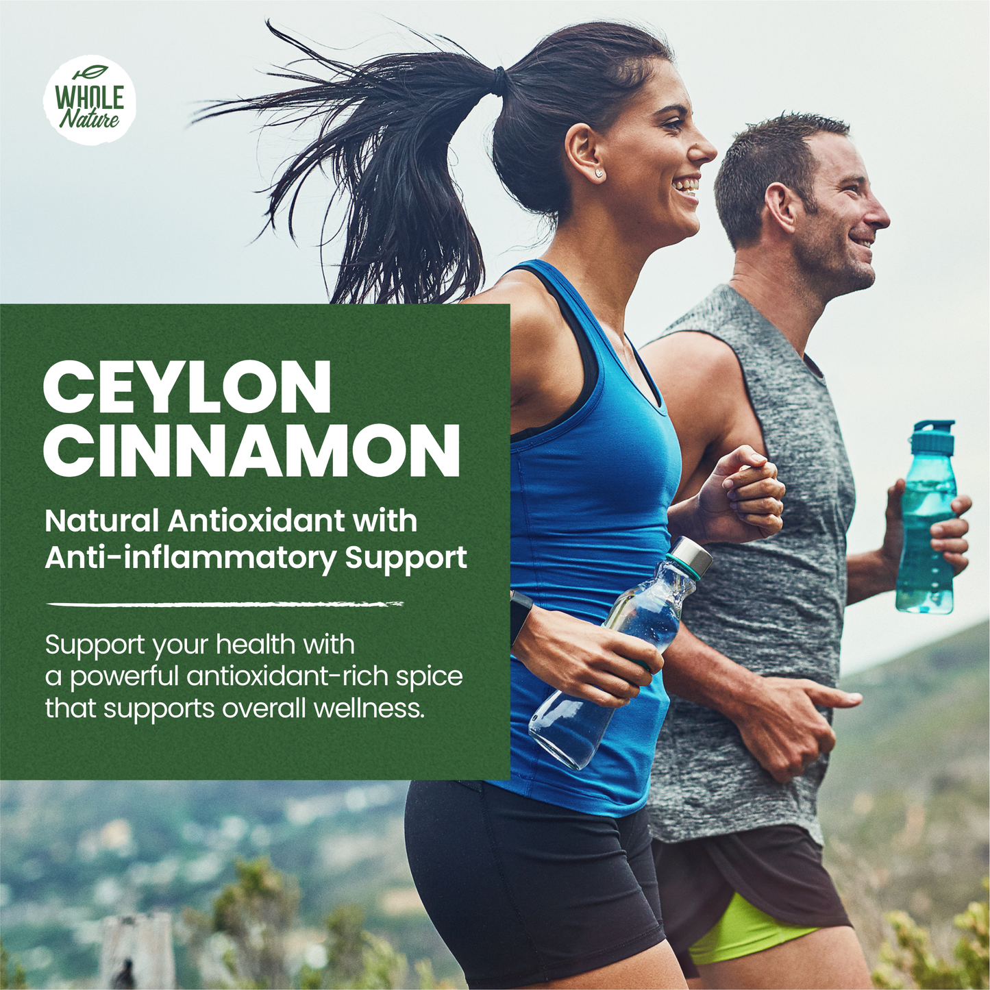Cinnamon Capsules 1200mg, Made With Organic Ceylon
